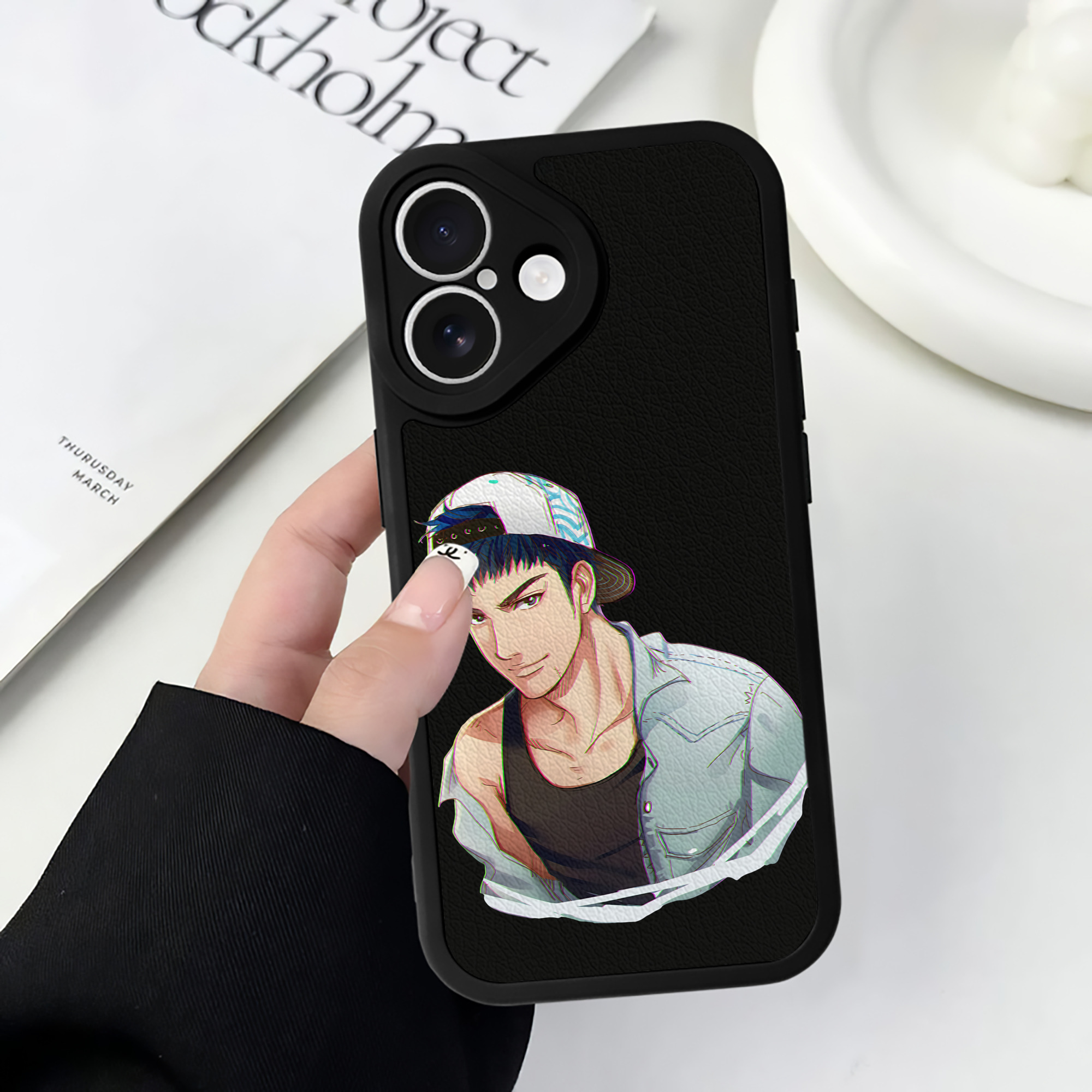 （画像用） SLAM DUNK／スラムダンク 【iPhone 16シリーズ対応】シリコンスマホケース（レザー調） 材質：シリコン